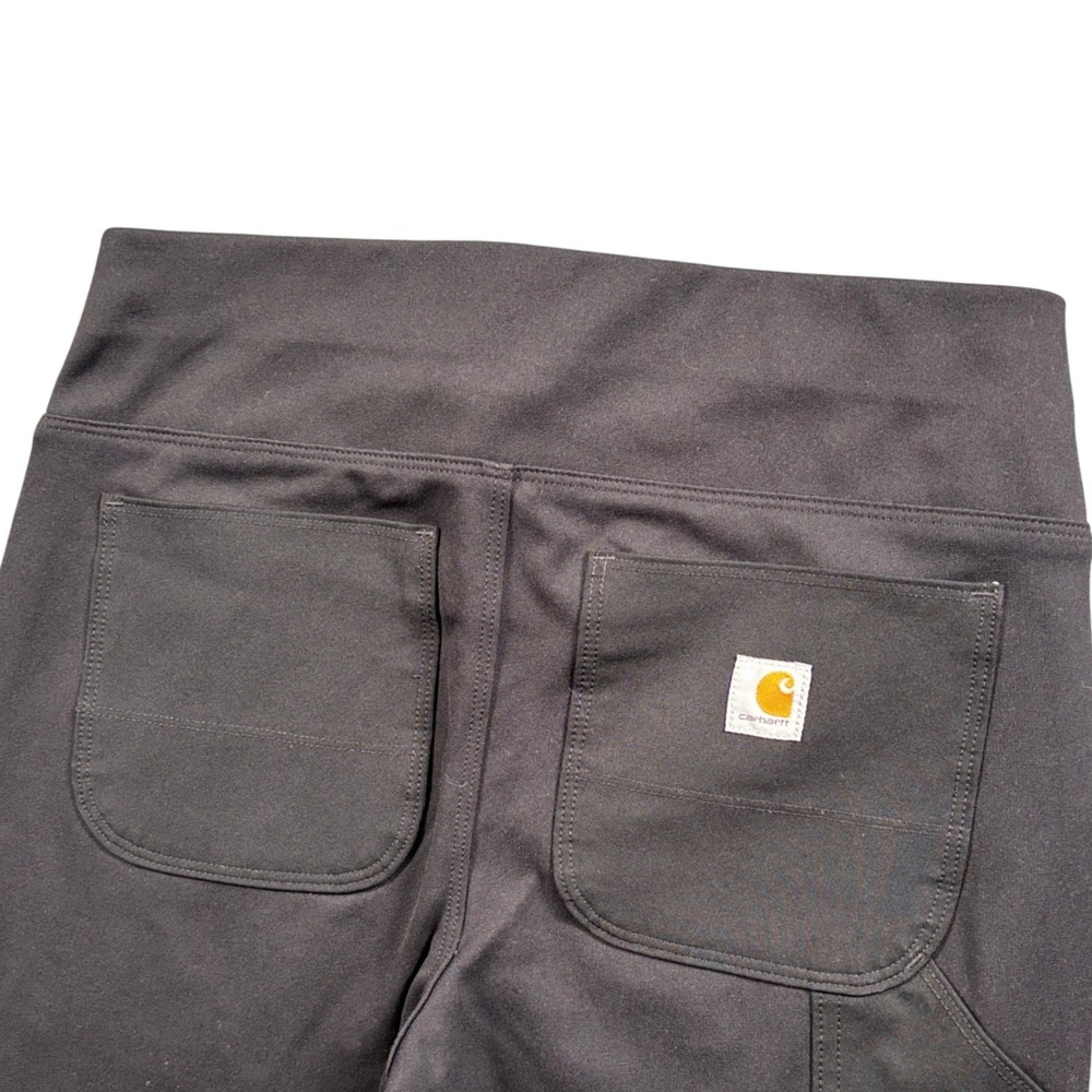 Carhartt Force Utility Leggings Womens S Black Rugged Flex Workwear Pants Gorp - Picture 3 of 10